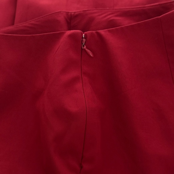 Y2K INC International Concepts Red Side Zippered Fully Lined Pants Size 4 Petite - Picture 8 of 10